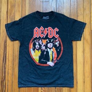 AC/DC washed black shirt